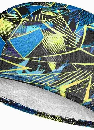 Шапочка для плавання aqua speed polyester kid, дитяча, з поліестеру, блакитна, універсальний розмір osfm (244-10-s)