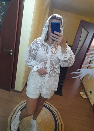 Кофтинка,літня вітрівка з мережива