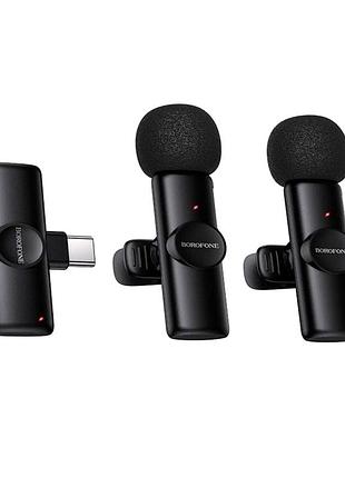Беспроводной микрофон usb c для телефона borofone bfk16a
