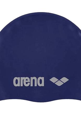 Шапочка для плавання arena classic silicone (91662-071) силіконова,темно-синій