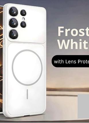 Чохол протиударний full camera armor case з magsafe для samsung s26 plus сірий із захистом камери