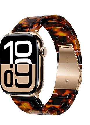 Ремінь hoco wa36 для apple watch 38 mm 40 mm 41 mm tortoise shell стильний із захистом від пошкоджень