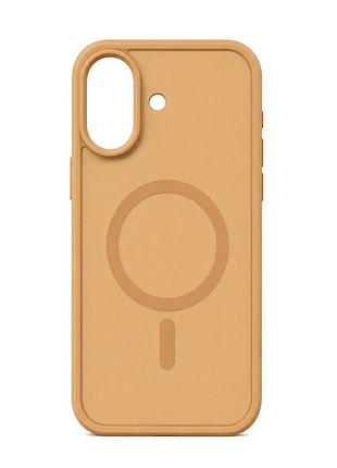 Силиконовый чехол smoky case с magsafe для iphone 17 защита камеры coffee brown