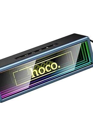 Портативна bluetooth-колонка 20 вт ipx4 usb aux fm чорний hoco hc40