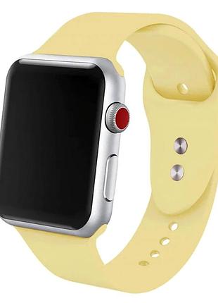 Ремешок sport band силиконовый для apple watch series 3 42 mm 4 44 mm 7 45 mm 8 49 mm темно-серый
