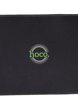 Коврик для мыши hoco gm20 гладкий резина ткань 200x240x2 мм для офиса дома игр
