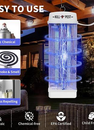 Лампа від комах renata electric insect killer rt-1x15w 10 вт