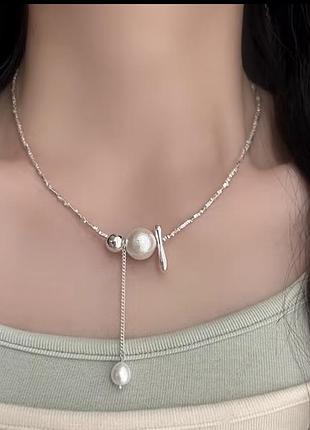 Гарне кольє культивовані перлини естетика