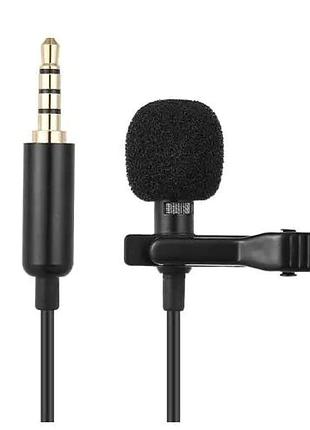 Мікрофон 3.5mm 3 pin to 4 pin для телефона студійний