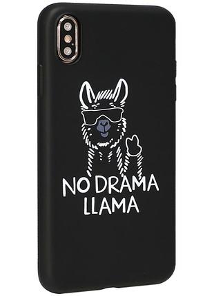 Чехол накладка полиуретановый viva print case для samsung a30 2019(a305) защита камеры 24 no drama llama
