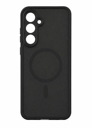 Чохол силіконовий smoky case з magsafe для samsung s26 захист камери чорний