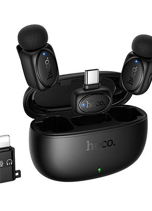 Бездротовий цифровий мікрофон hoco l19 з dsp-звучанням type-c для смартфонів і планшетів