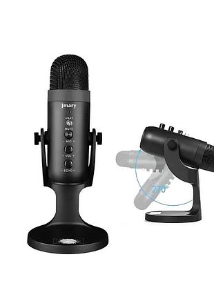 Микрофон jmary mc-pw8 с usb разъемом для студийной записи