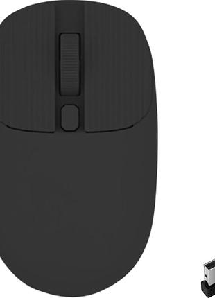 Беспроводная мышь h30 черного цвета для компьютера с usb подключением
