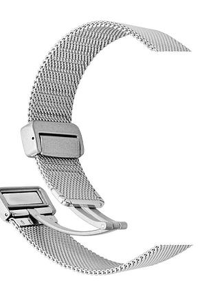 Ремінець mest для apple watch 42 mm 44 mm 45 mm 49 mm металевий з максимальним комфортом silver
