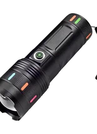 Ліхтар потужний з usb-зарядкою для освітлення в темряві