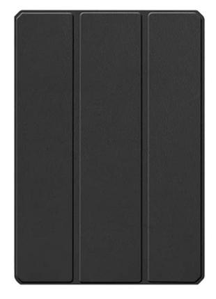 Чехол-книжка tri-fold для apple ipad air 10.9 2022 и ipad pro 11 2022 силиконовый с пеналом черный