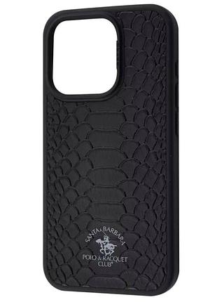 Чехол накладка pu кожа для iphone 16 pro max защита камеры черный