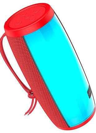 Портативна колонка borofone br20 потужність 10 вт bluetooth 5.0 fm usb aux червона
