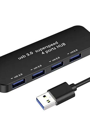 Usb hub 4 порта usb 3.0 для подключения устройств к компьютеру