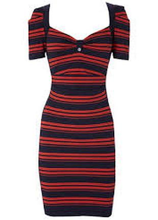 Трикотажна обтисла сукня з трикотажу/ xs/ brend karen millen