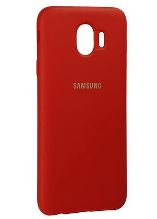 Чохол силіконовий для samsung j3 2017 j330 червоний із захистом камери та посиленими кутами red