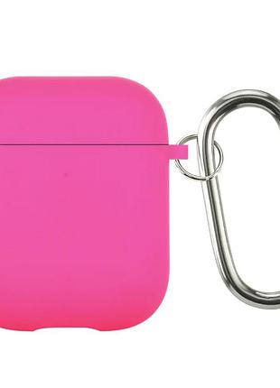 Чехол для airpods pro 2 из микрофибры neon pink с защитой от ударов и стильным дизайном neon pink.