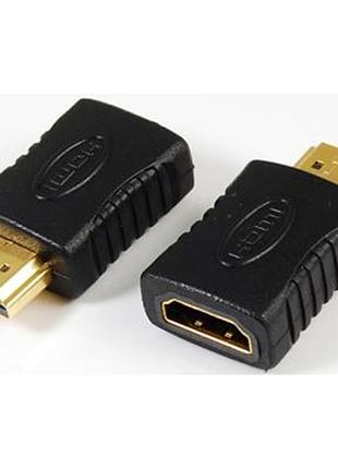 Перехідник hdmi m-f чорний для під'єднання пристроїв