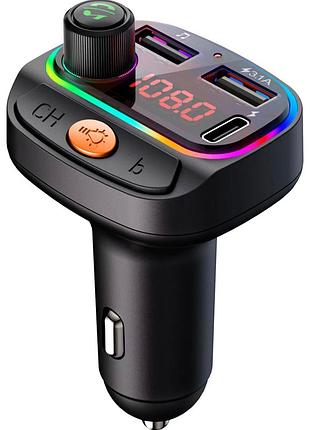 Fm модуль mp3 12-24 в bluetooth 5.0 usb 3,1 а тип c veron mc015