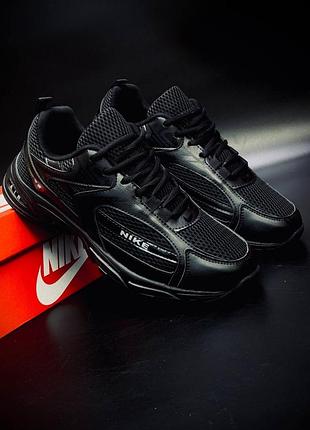 Nike чорні чоловічі кросівки | спортивна модель | 40–46 мужские кроссовки найк  nike initiator