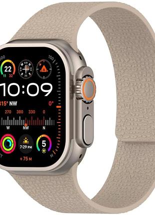 Ремінець magic silicon для apple watch series 3 42 mm 4 44 mm 7 45 mm 8 49 mm з дизайном stone.