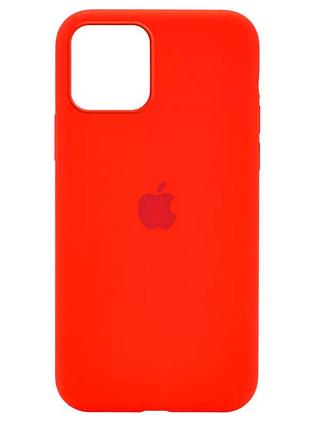 Силиконовый чехол original silicone case для iphone 12 12 pro 6.1" защитный красный