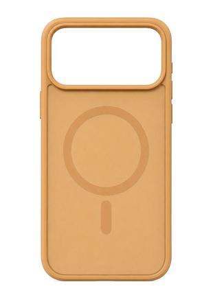 Чехол силиконовый smoky case с magsafe для iphone 17 pro защита камеры coffee brown