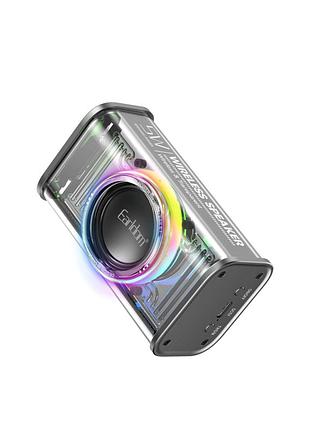Портативная колонка bluetooth earldom et-a31 мощность 5 в 4 часа работы цвет белый материал abs pc металл