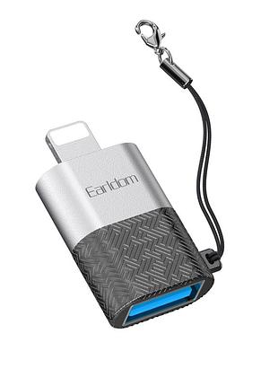 Переходник usb 3.0 на lightning otg earldom et-ot74 для подключения устройств