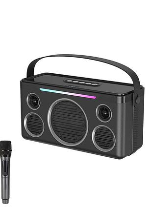 Портативная колонка 5 вт usb bluetooth для музыки earldom et-a40 черная