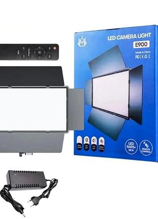 Лампа видеосвет led e900 100w 30x17 см 3000k-6500k с пультом для студийного оборудования