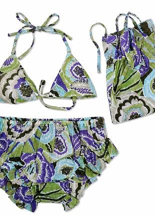 Комплект для девочки antik batik, топ и шортики bs001469 размер 122-128