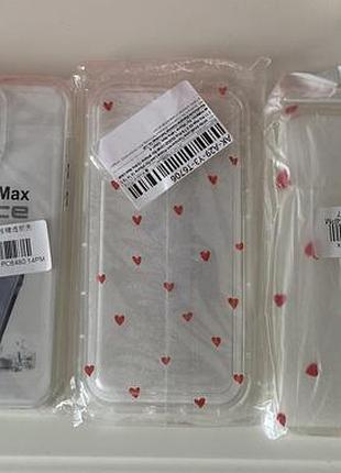 Чохол силіконовий прозорий на iphone 14 pro max, бампер силіконовий на айфон 14 про макс