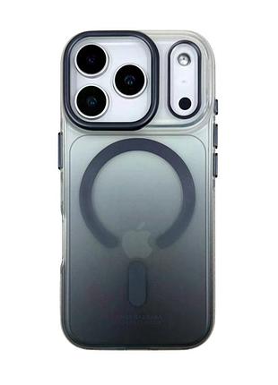 Силиконовый чехол polo с magsafe для apple iphone 17 pro защитный navy blue