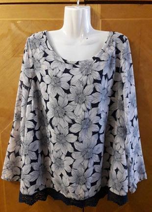 Брендовий нарядна блузка р. 18 від marks & spencer