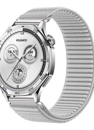 Ремінець mounting nylon strap універсальний 22 mm для смарт годинників тканевый серый