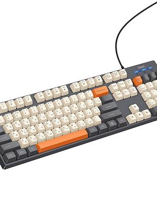 Клавиатура hoco gm61 проводная usb 104 клавиши abs размер 445 на 130 на 35 мм вес 580 г