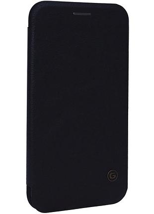 Чохол g-case business series шкіряний для apple iphone 11 pro чорний із захистом камери та мікрофіброю всередині black