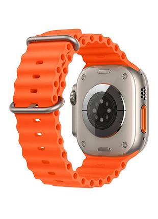 Ремешок wiwu wi-wb201 для apple watch series 3 4 7 8 42 44 45 49 mm оранжевый из мягкого материала