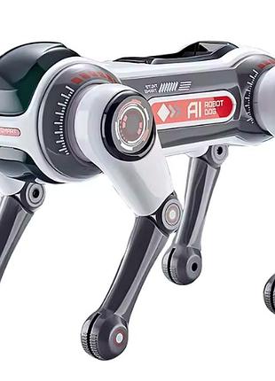 Игрушка робот-собака smart dog 1508d для детей с функцией управления и световыми эффектами