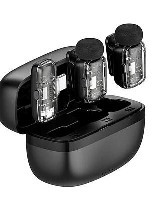 Беспроводной микрофон петличный 22 мс 50 м для телефона usb c wiwu wi-wm008