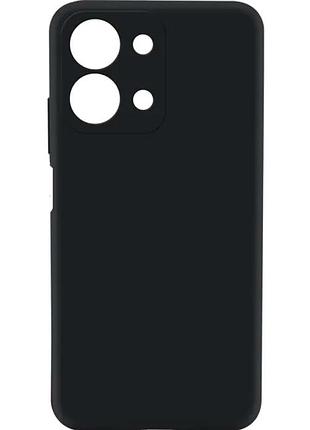 Чехол силиконовый original silicone case для xiaomi redmi 15c черный с защитой камеры