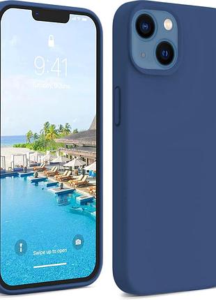 Чохол силіконовий з magsafe для apple iphone 13 6.1 захисний abyss blue