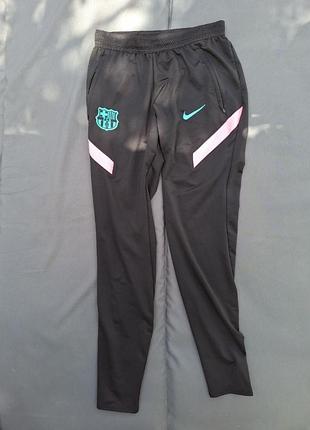 Nike fc barcelona спортивные штаны s оригинал